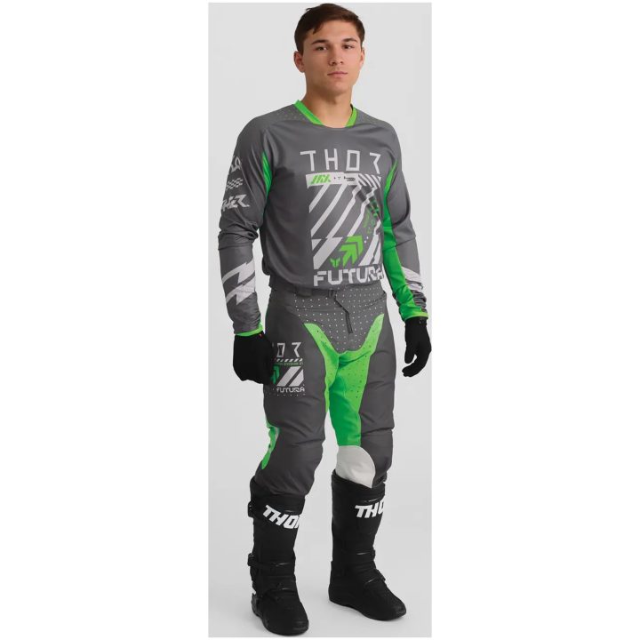 Crosströja Launchmode Futura Fluorgrön THOR s – bild 6