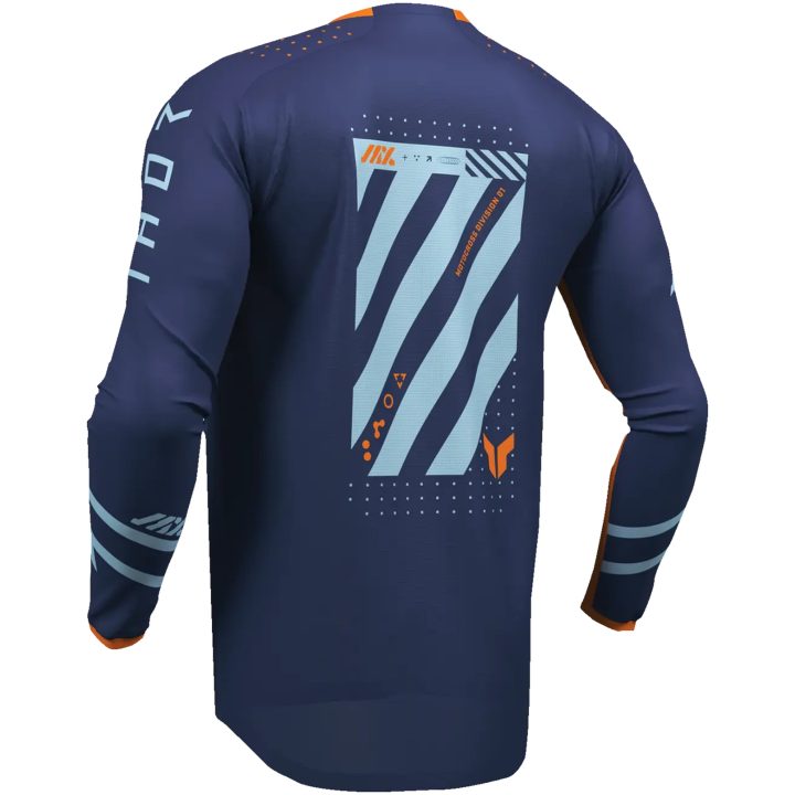 Crosströja Launchmode Futura Racewear Marinblå THOR 2XS – bild 4