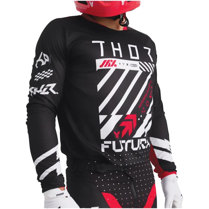 Crosströja Launchmode Futura Svart THOR 2XL – bild 4