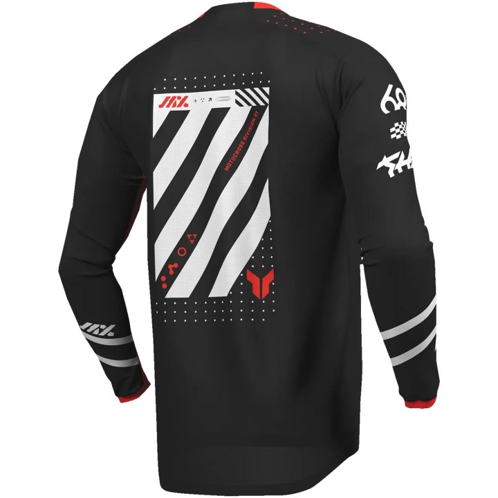 Crosströja Launchmode Futura Svart/Röd THOR 2XS – bild 2