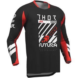 Crosströja Launchmode Futura Svart/Röd THOR