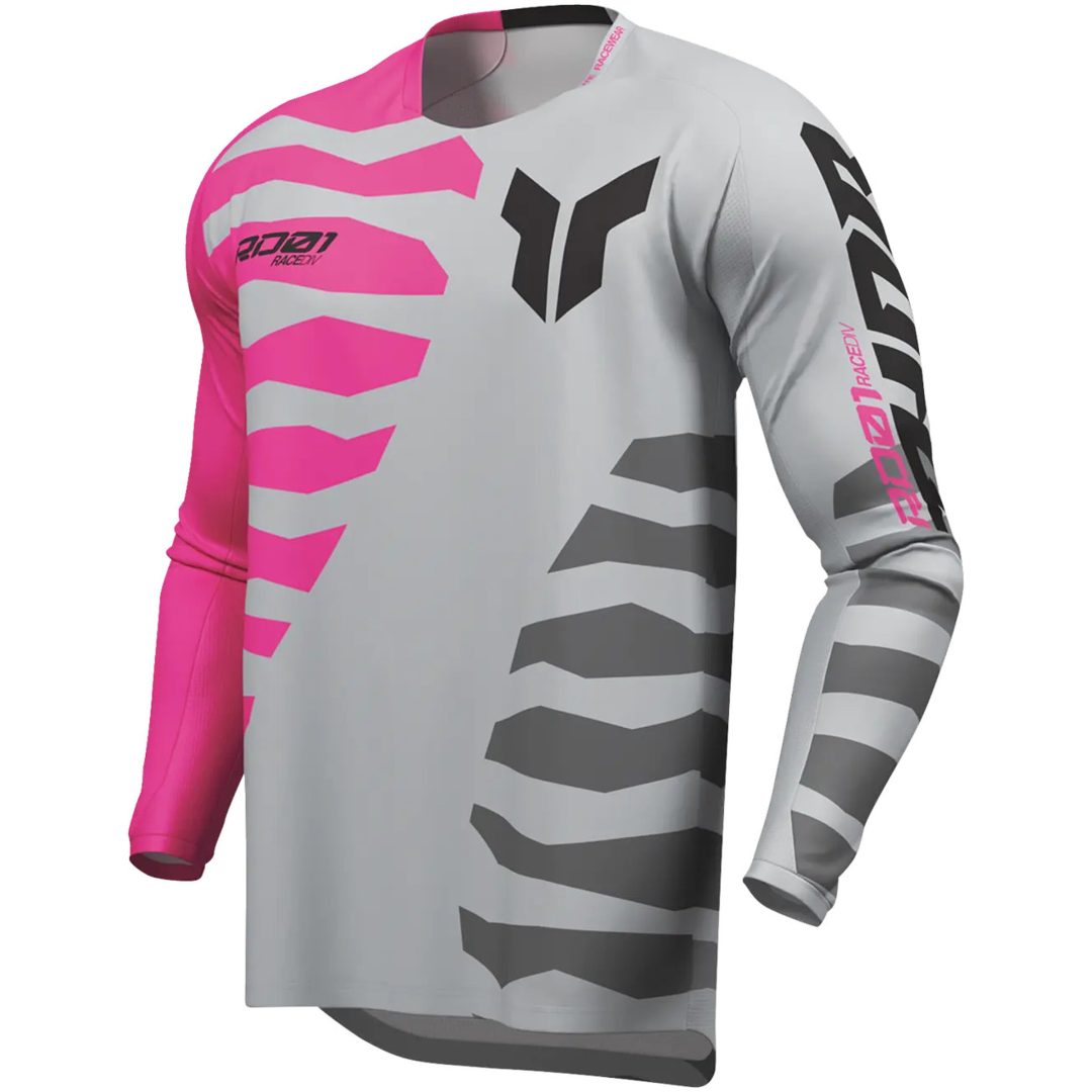 Crosströja Launchmode Shredder Grå Rosa THOR s – bild 3