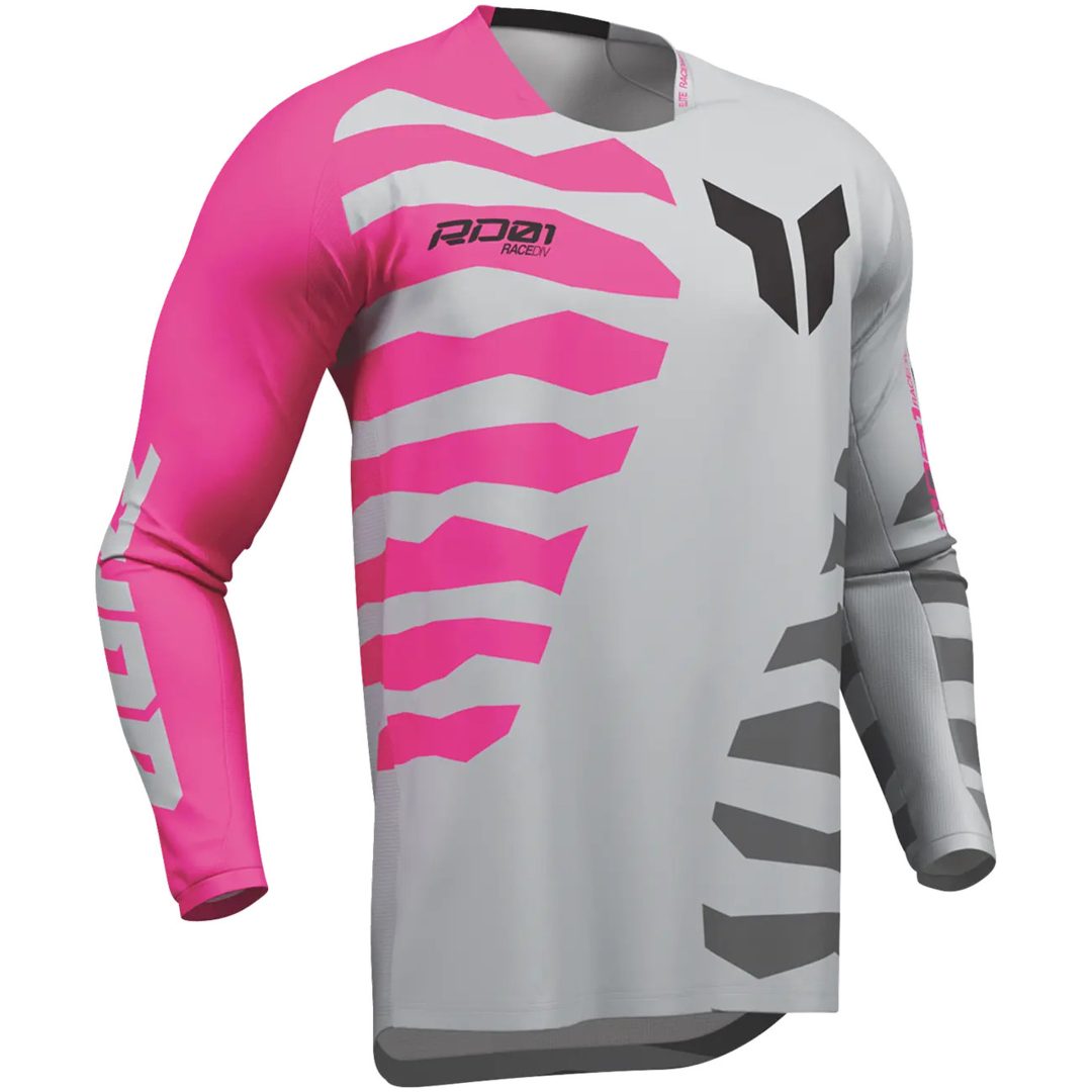 Crosströja Launchmode Shredder Grå Rosa THOR s