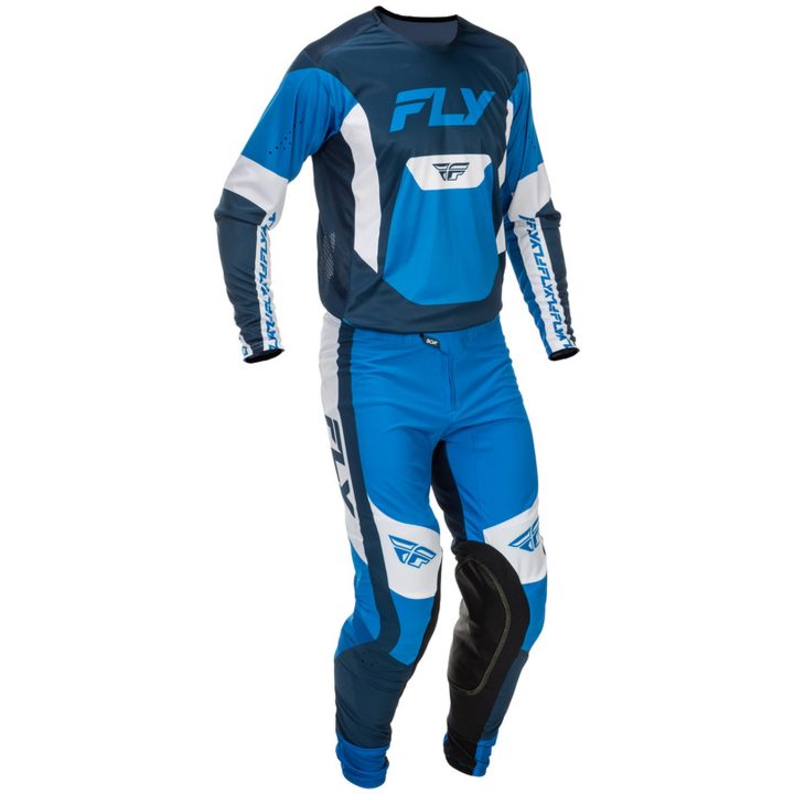 Crosströja Lite Blå/Vit FLY RACING XXL – bild 3