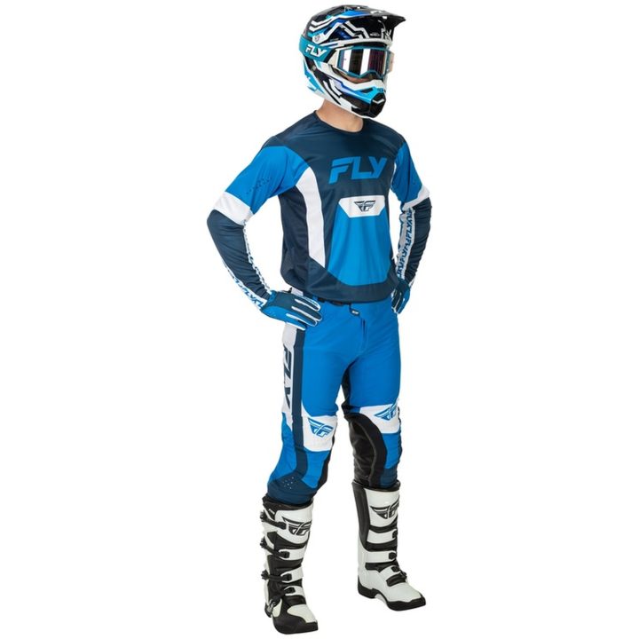 Crosströja Lite Blå/Vit FLY RACING XXL – bild 4