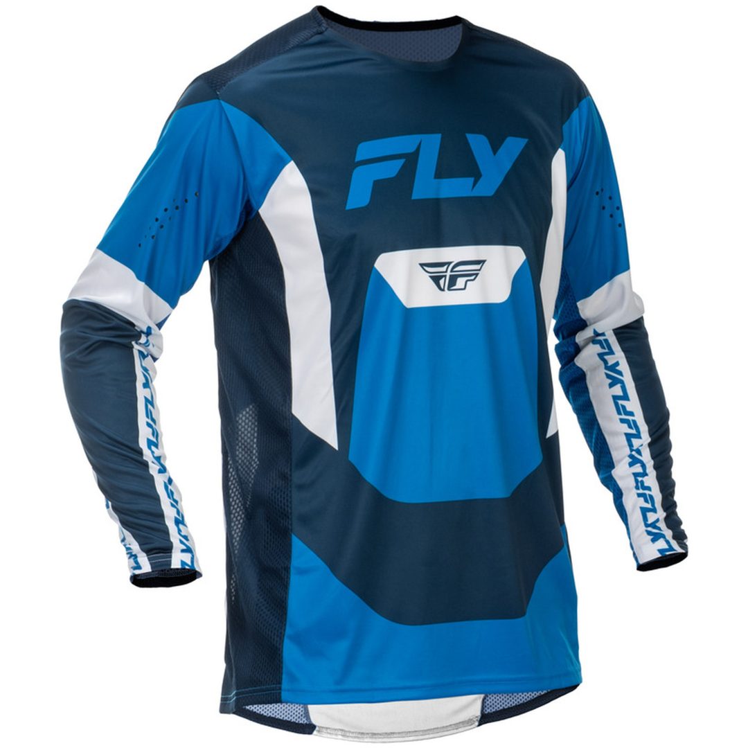 Crosströja Lite Blå/Vit FLY RACING XXL