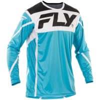 Crosströja Lite Blå/vit/svart FLY RACING