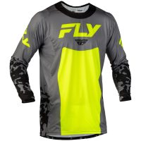 Crosströja Lite Flake Grå Gul Svart FLY RACING