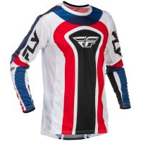 Crosströja Lite Glory Special Edition Röd/Vit/Blå FLY RACING