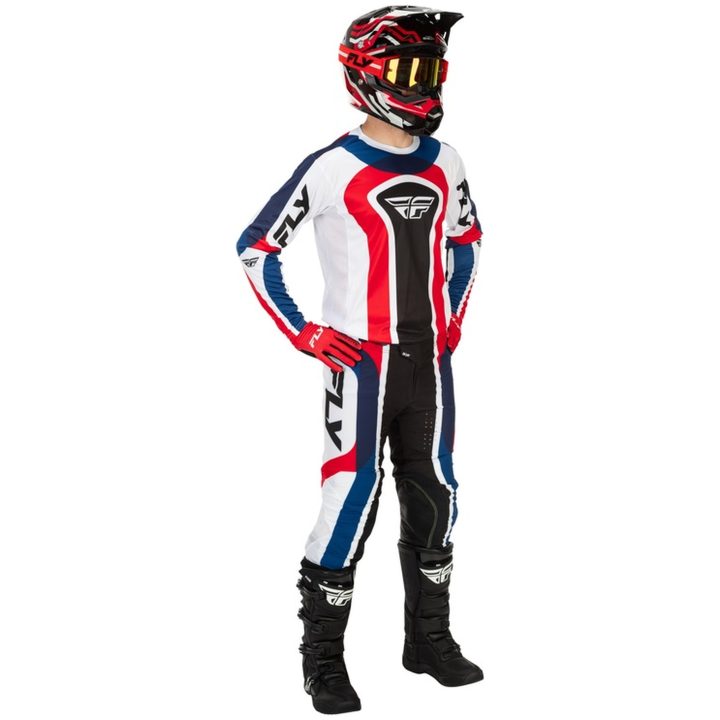 Crosströja Lite Glory Special Edition Röd/Vit/Blå FLY RACING XXL – bild 4