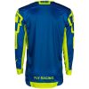 Crosströja Lite L.e. Lancer Marinblå/hi-vis Gul FLY RACING 2XL – miniatyr 2