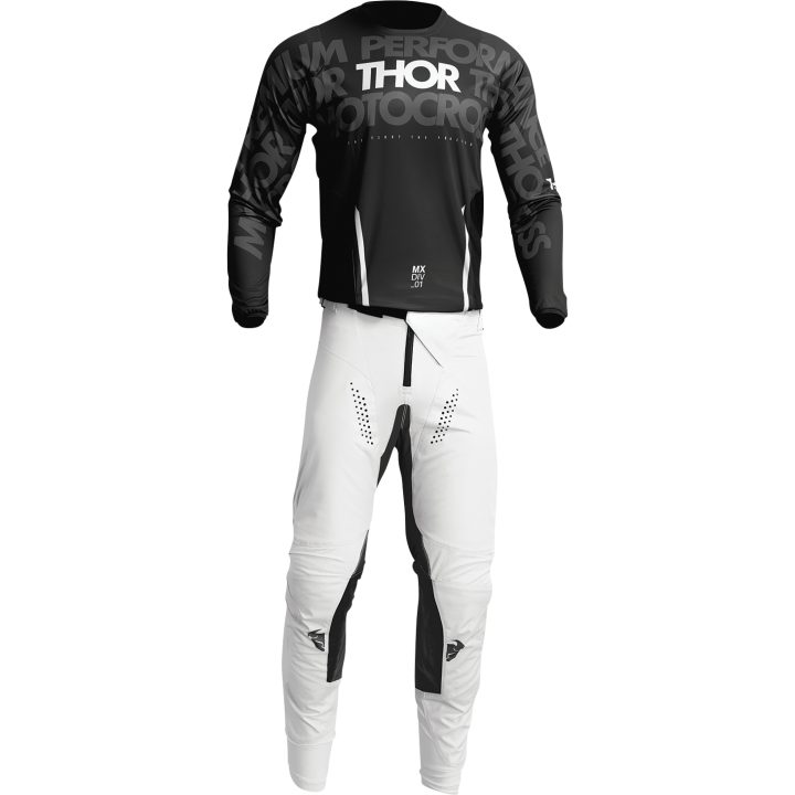 Crosströja Mono Pulse Svart/Vit THOR Large – bild 4