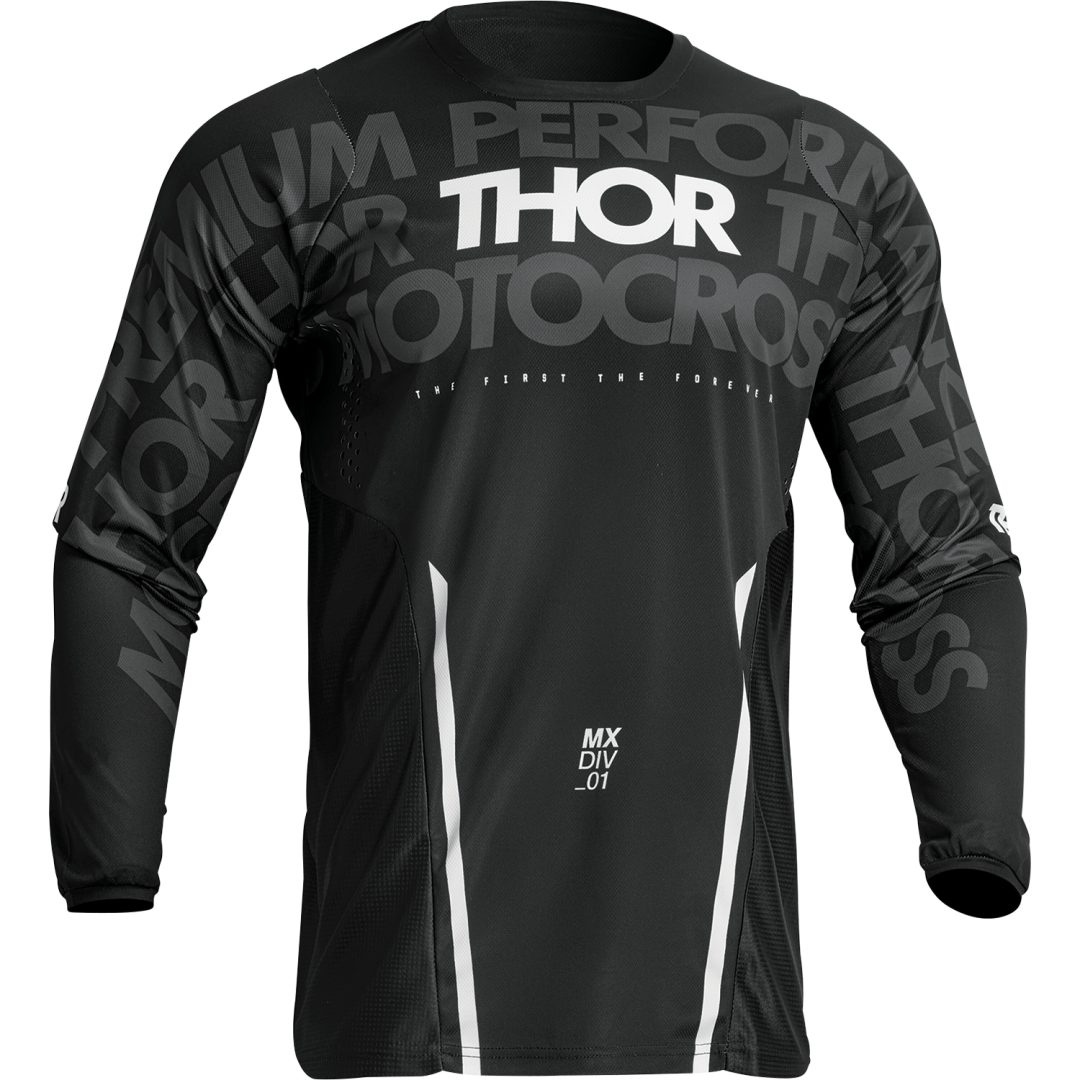 Crosströja Mono Pulse Svart/Vit THOR Large