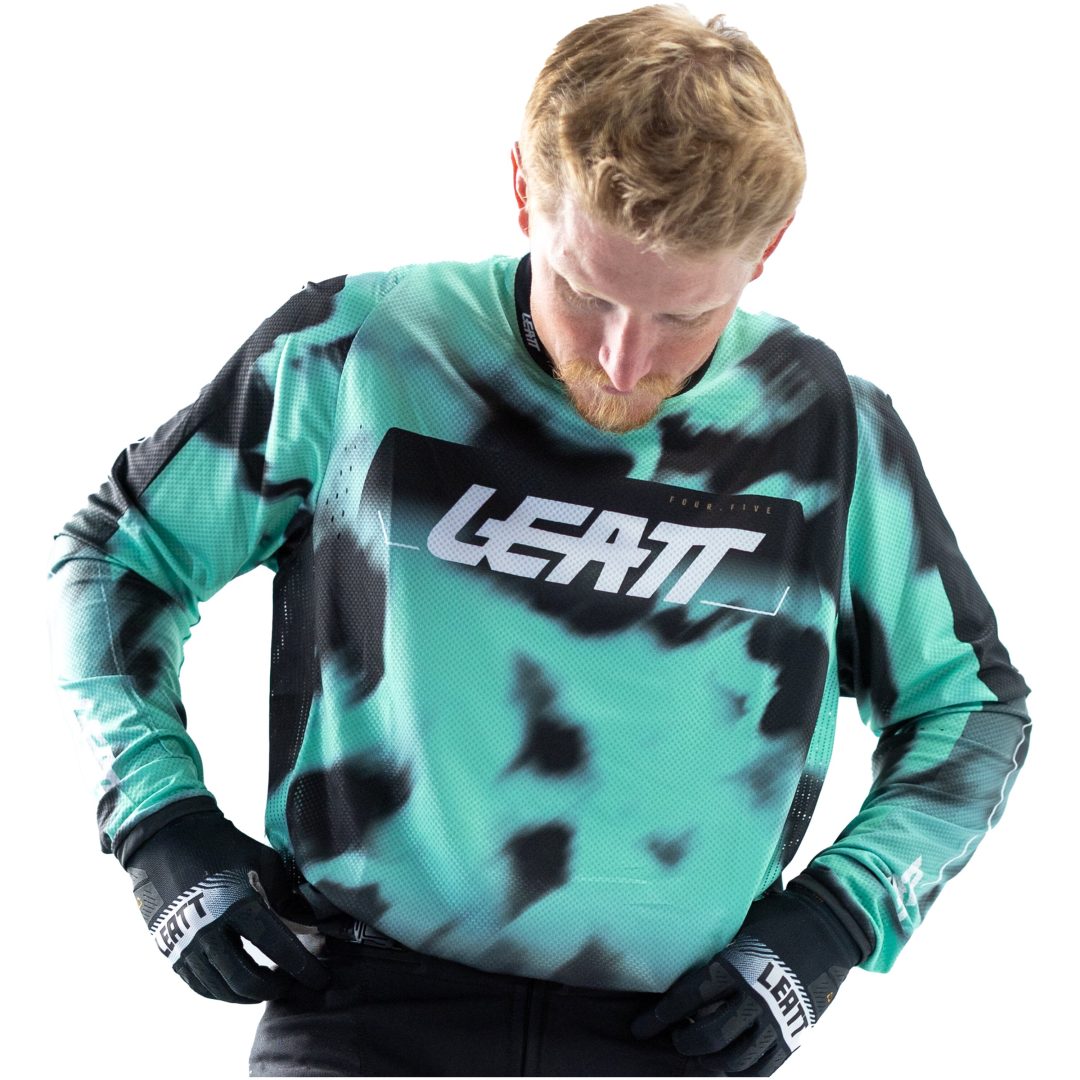 Crosströja Moto 4.5 Lite Teal Leatt s – bild 3