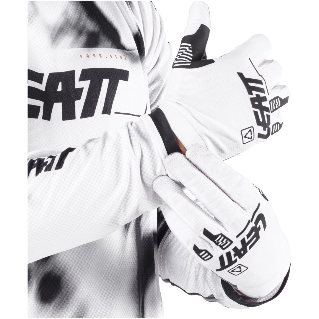 Crosströja Moto 4.5 Lite Vit Leatt M (US40 / EU50) – bild 5
