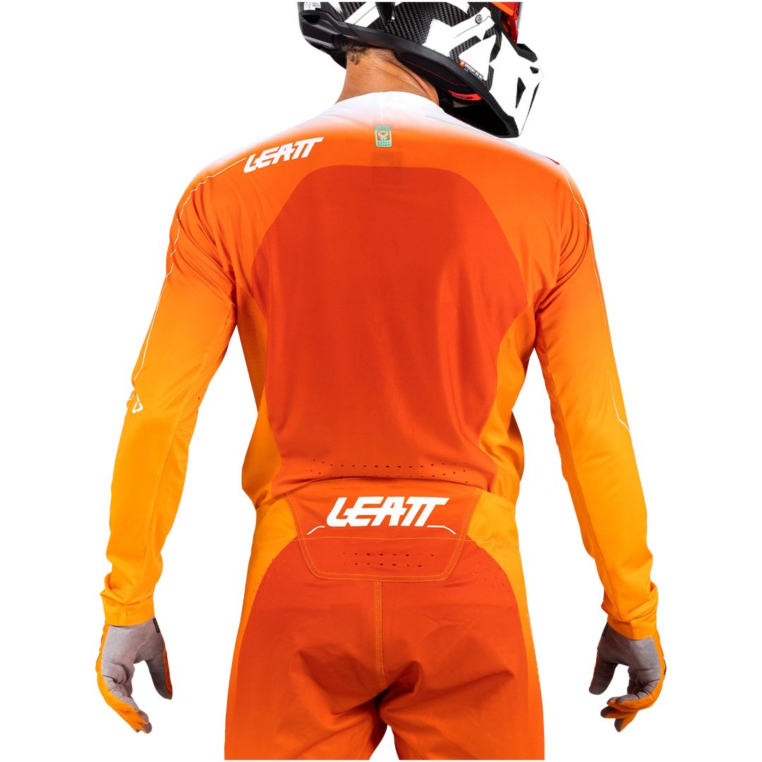 Crosströja Moto 5.5 UltraWeld Orange Leatt S (US38/EU48) – bild 4