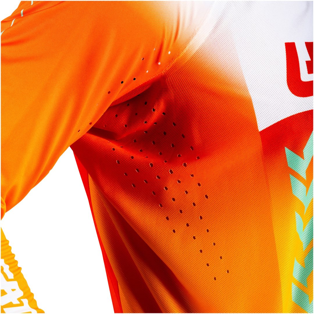 Crosströja Moto 5.5 UltraWeld Orange Leatt S (US38/EU48) – bild 6