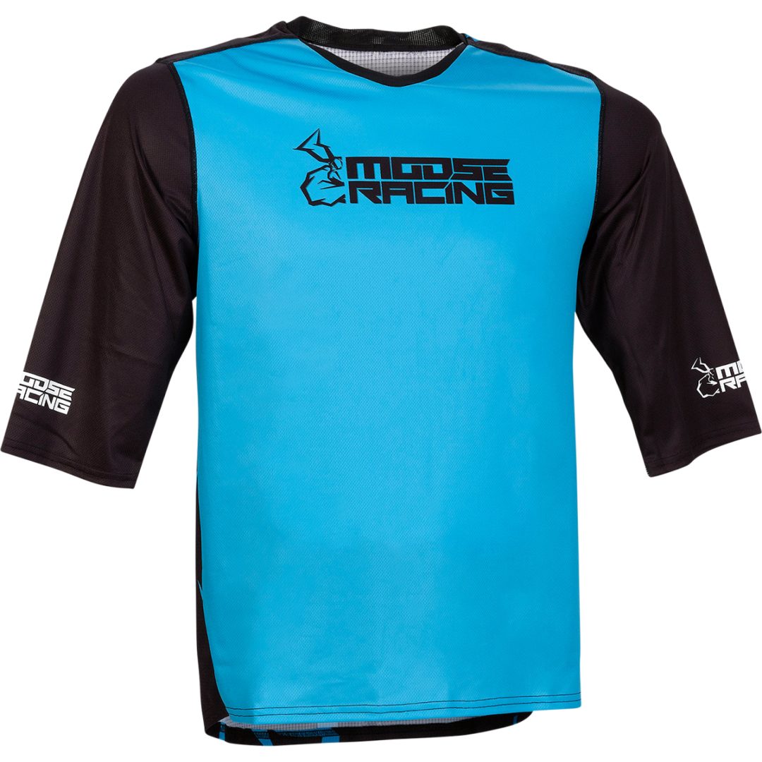 Crosströja MTB 3/4 Sleeve Blå MOOSE RACING Small