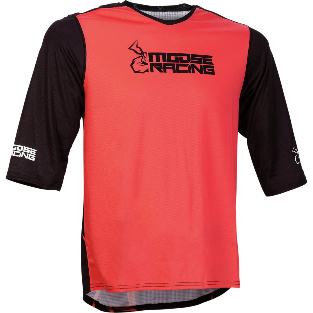 Crosströja MTB 3/4 Sleeve Röd MOOSE RACING Small