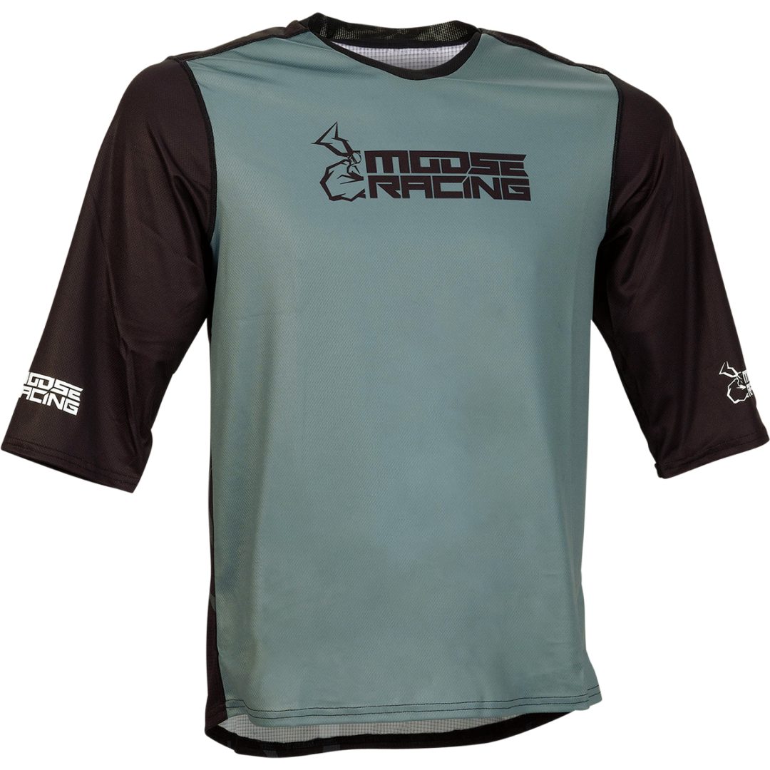 Crosströja MTB 3/4 Sleeve Svart MOOSE RACING Small