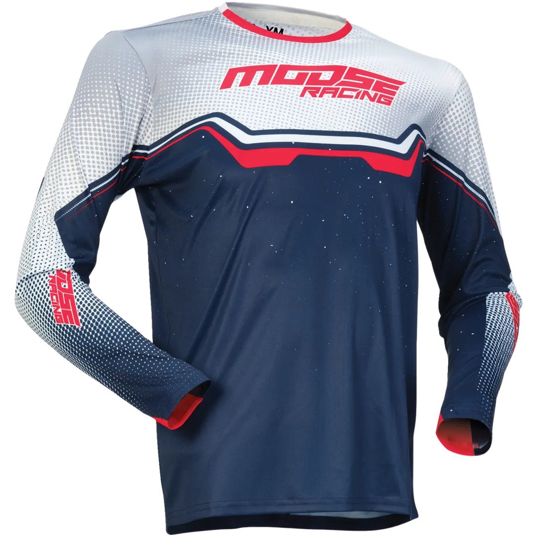Crosströja Qualifier® Blå/Röd MOOSE OFFROAD SOFT-GOODS Small