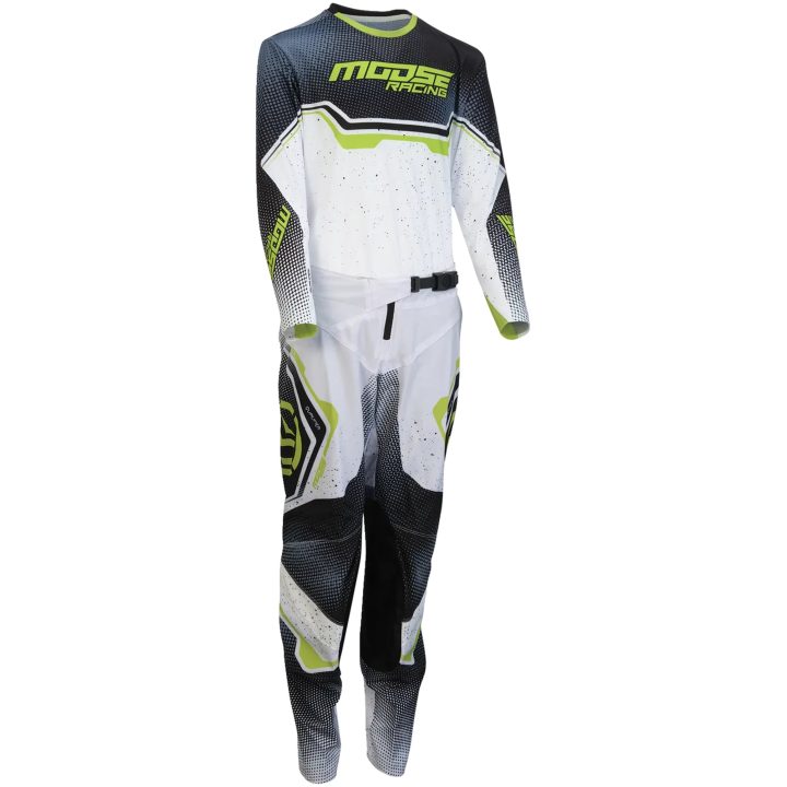 Crosströja Qualifier Svart/Grön MOOSE OFFROAD SOFT-GOODS Large – bild 2