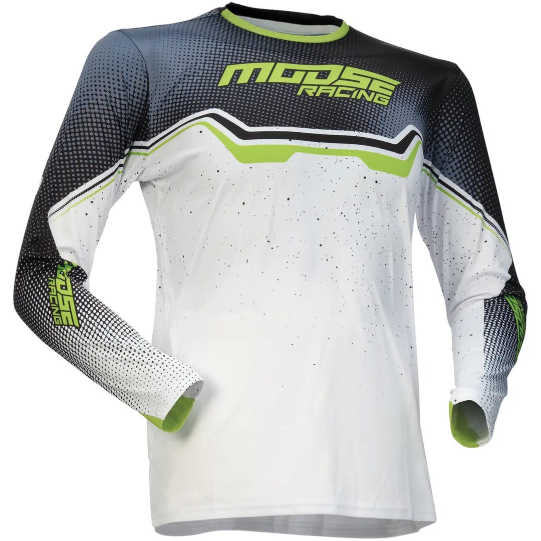 Crosströja Qualifier® Svart/Grön MOOSE OFFROAD SOFT-GOODS Small