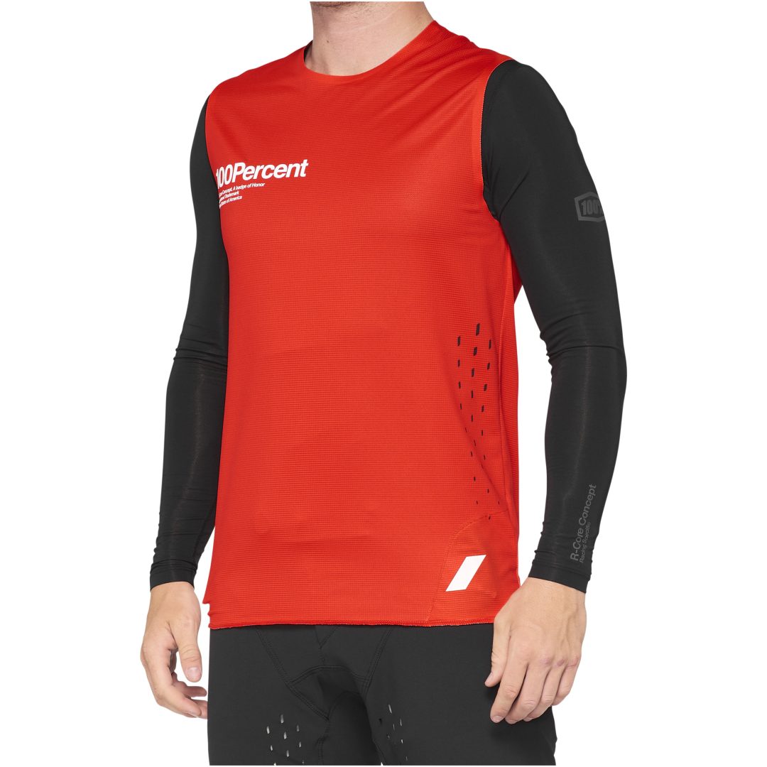 Crosströja R-CORE CONCEPT Röd 100%