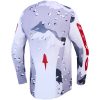 Crosströja Racer Air Lone Grå Camo Röd Vit Alpinestars s – miniatyr 2