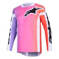 Crosströja Racer Air Portl Svart Rosa Lila Vit ALPINESTARS(MX)