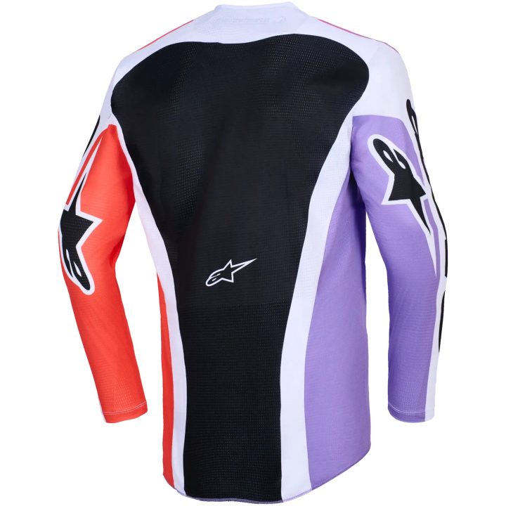 Crosströja Racer Air Portl Svart Rosa Lila Vit ALPINESTARS(MX) XL – bild 2