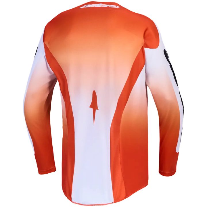 Crosströja Racer Amber Svart Orange Röd Vit Alpinestars s – bild 2