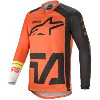 Crosströja Racer Compass Orange/Grå/Vit Alpinestars