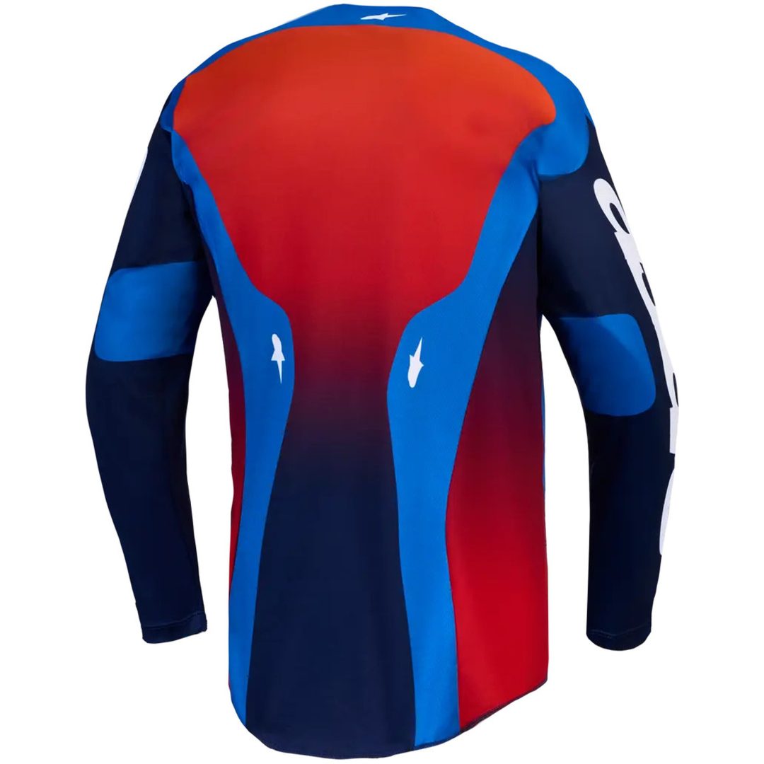 Crosströja Racer Hunt Blå Mörkblå Röd Alpinestars s – bild 2