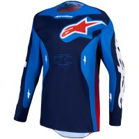 Crosströja Racer Hunt Blå Mörkblå Röd Alpinestars