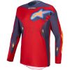 Crosströja Racer Hunt Röd Mörkgrå Orange Alpinestars s – miniatyr 1