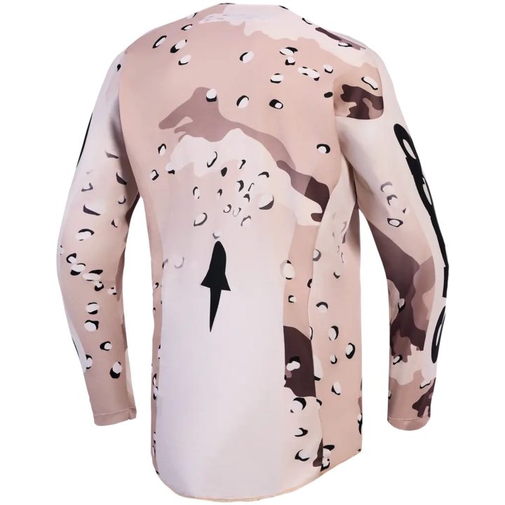 Crosströja Racer Lone Svart Brun Kamouflage Off-white Sand Vit Alpinestars s – bild 2