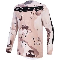 Crosströja Racer Lone Svart Brun Kamouflage Off-white Sand Vit Alpinestars
