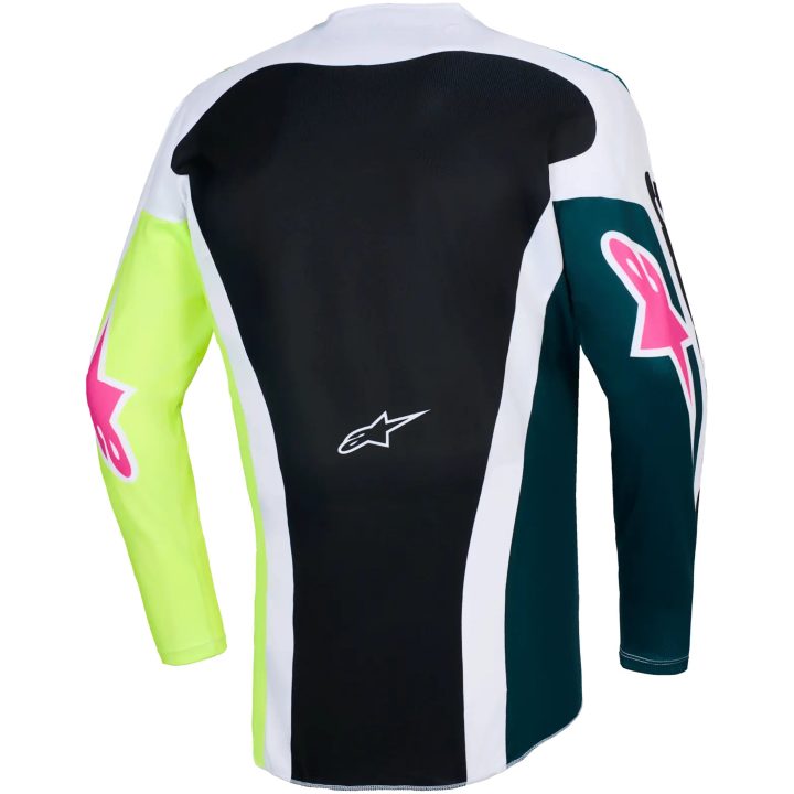 Crosströja Racer Portl Svart Grön Vit ALPINESTARS(MX) XXL – bild 2