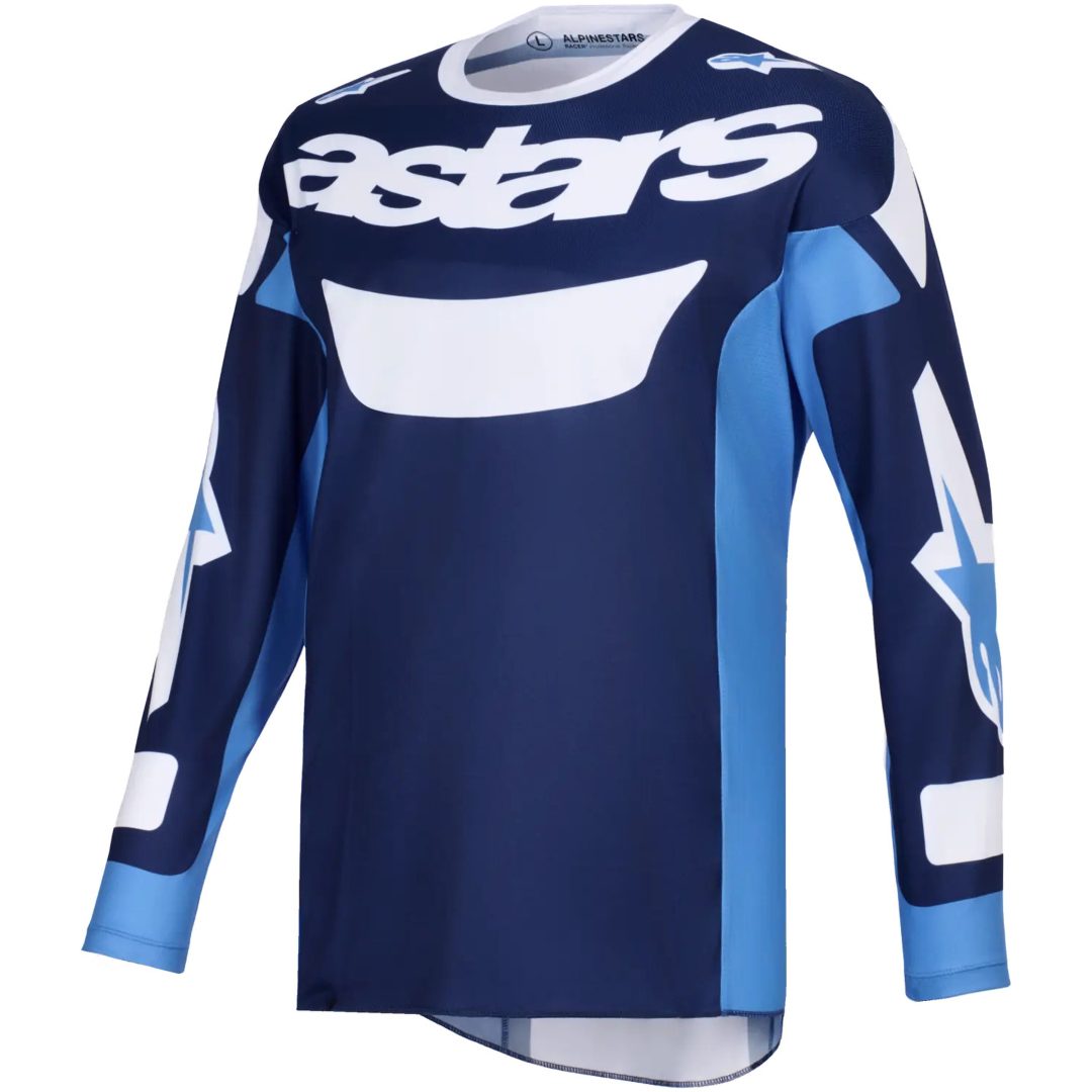 Crosströja Racer Riway Blå Vit ALPINESTARS(MX) L