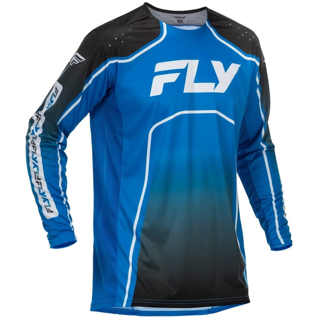 Crosströja Rayce Blå/Svart/Vit FLY RACING yxl