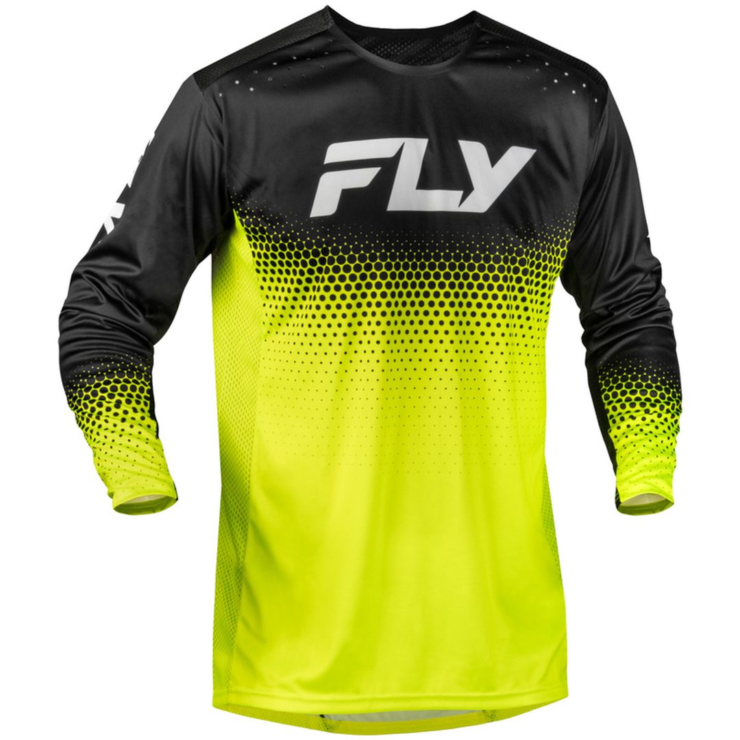 Crosströja Rayce Sonar Neongul Svart Vit FLY RACING M