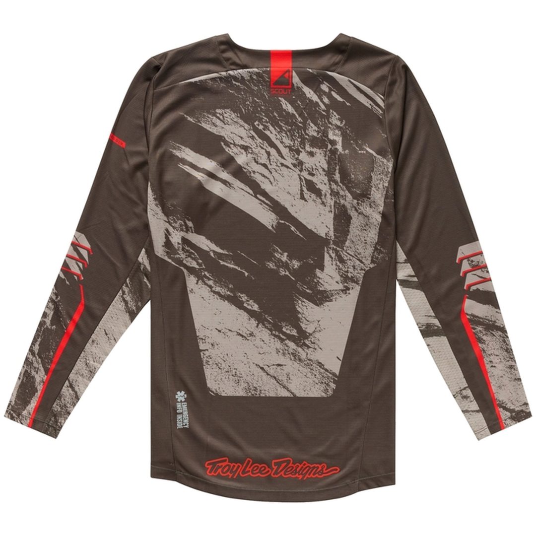 Crosströja Scout GP Pro Slab Brun TROY LEE DESIGNS Small – bild 2