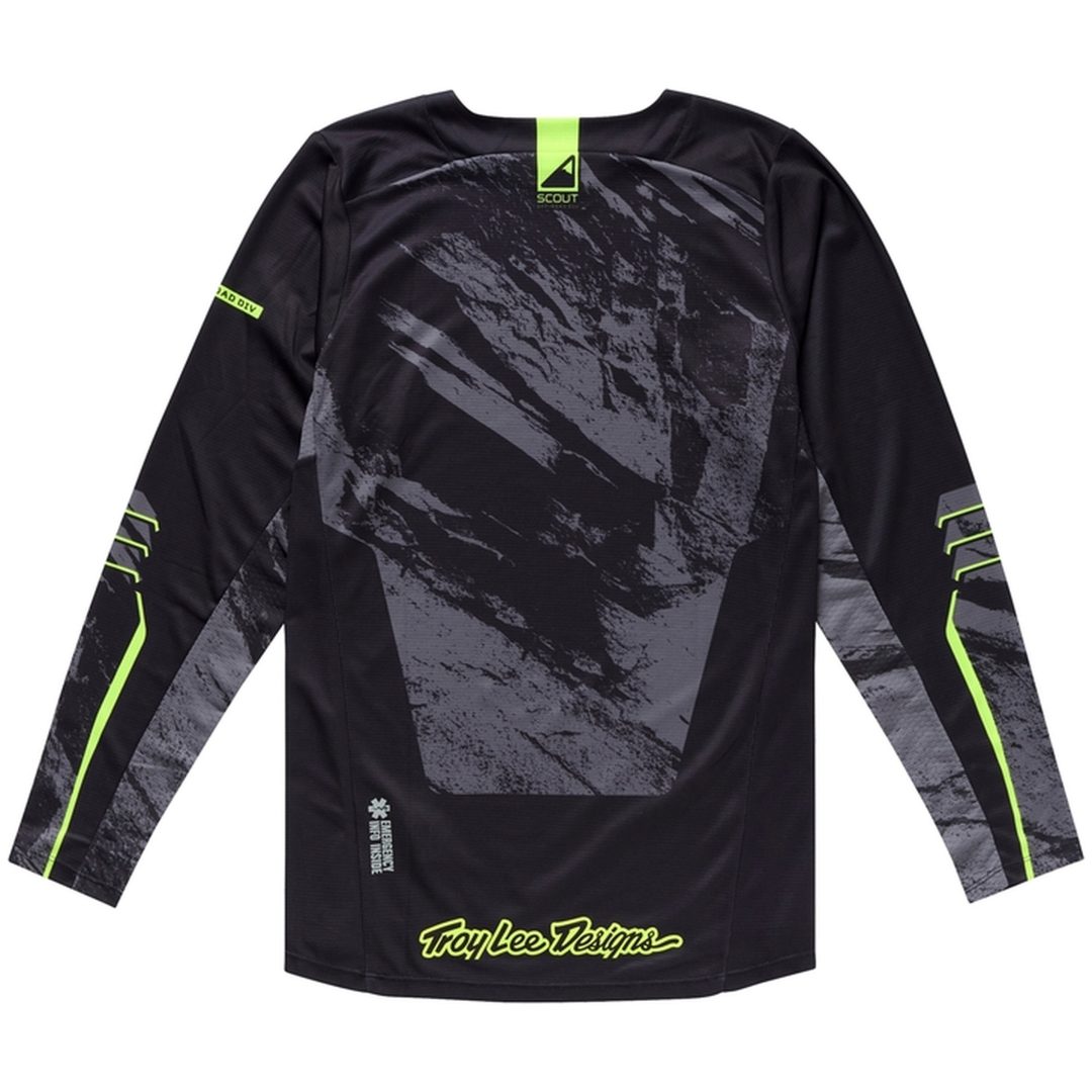 Crosströja Scout GP Pro Slab Svart TROY LEE DESIGNS Small – bild 2