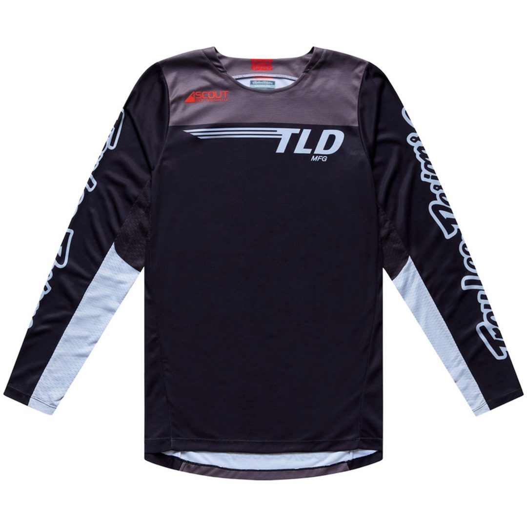 Crosströja Scout GP Pro Winged Svart Grå TROY LEE DESIGNS s