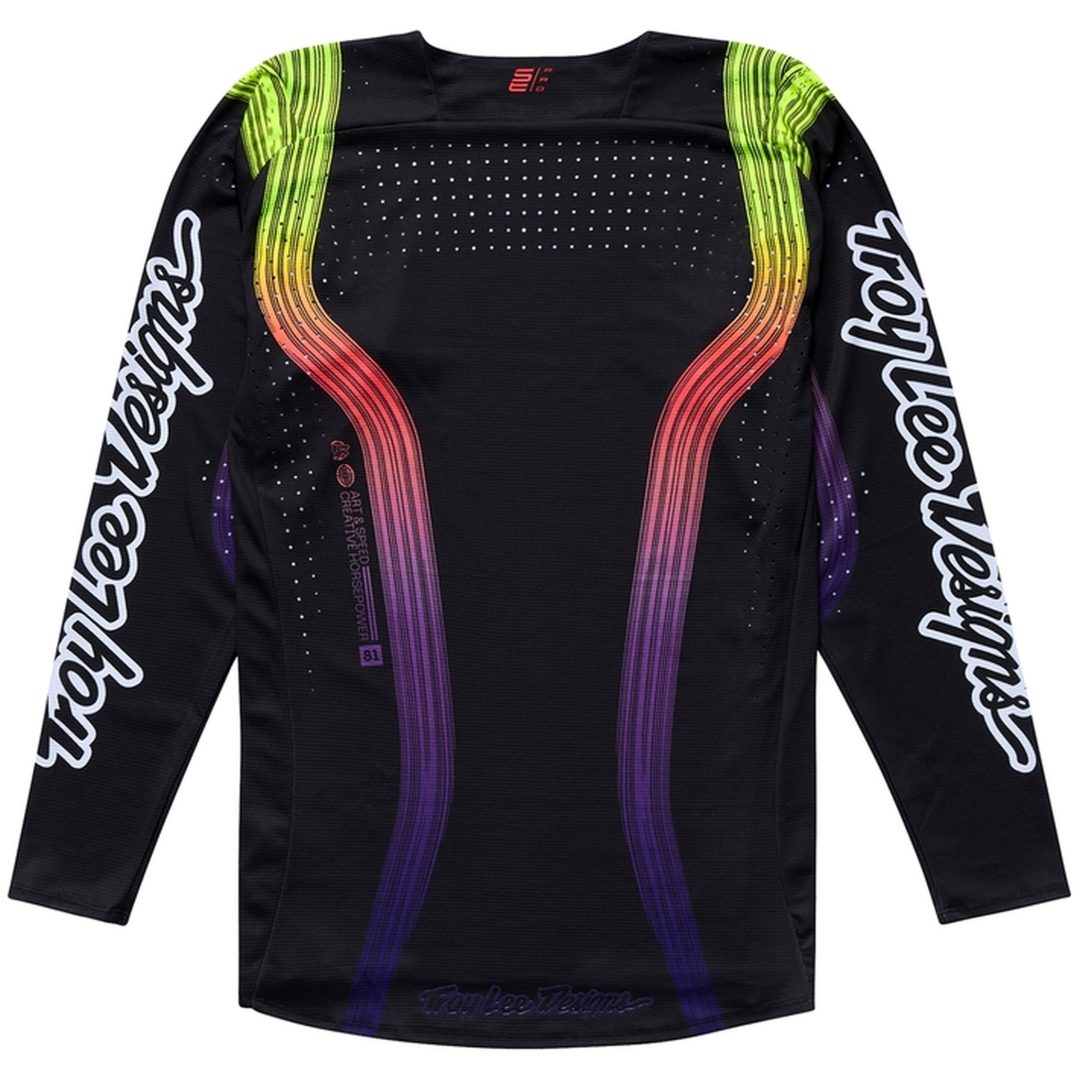 Crosströja SE Pro Stripes Svart TROY LEE DESIGNS XL – bild 2