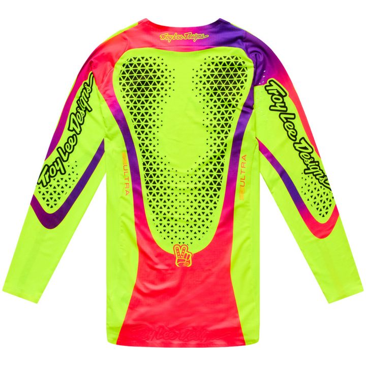 Crosströja SE Ultra Aura Neongul TROY LEE DESIGNS s – bild 3