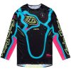 Crosströja SE Ultra Membrane Svart/Gul TROY LEE DESIGNS Large – miniatyr 1