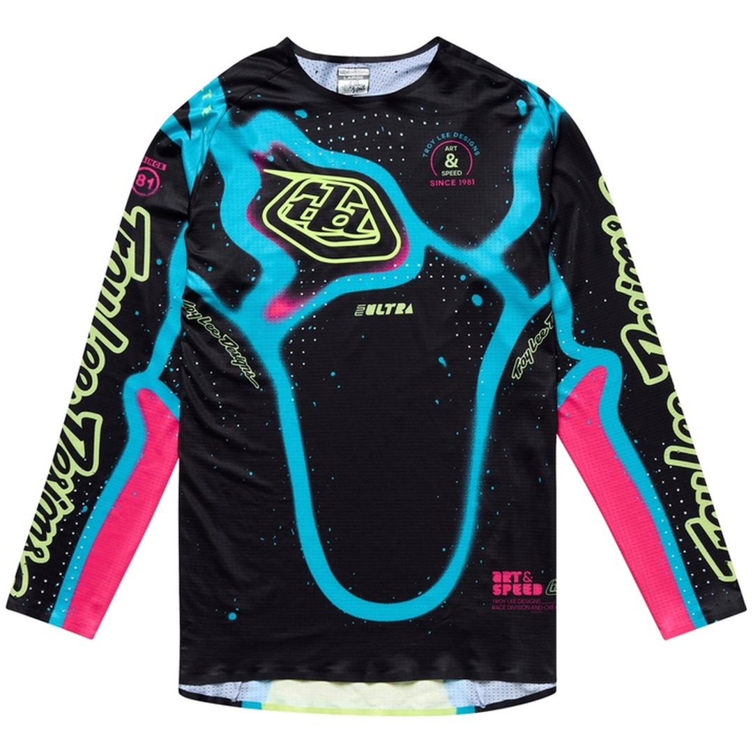 Crosströja SE Ultra Membrane Svart/Gul TROY LEE DESIGNS Large
