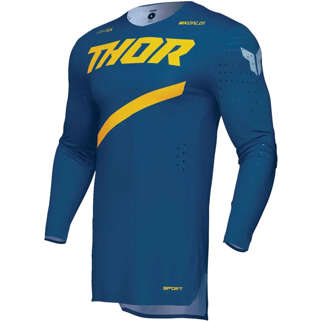 Crosströja Sportmode Brave Blå/gul THOR Medium
